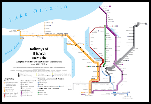 1921 subway-style railway map